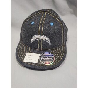 210 Fitted Reebok Los Angeles Chargers NFL Gray Fitted Hat 6 7/8‎ - 7 1/4 Wool